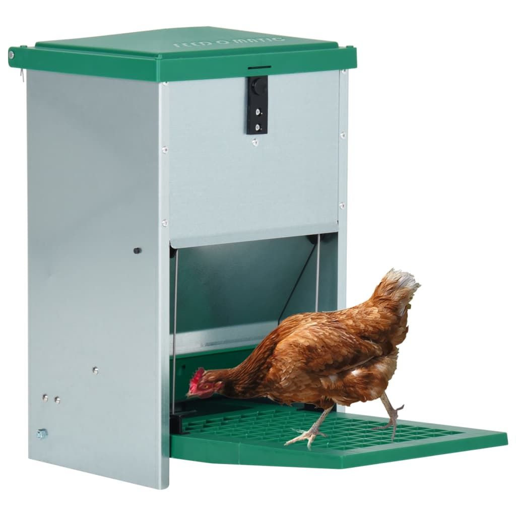Mangiatoia Automatica per Pollame Feedomatic con Pedale 8 kg vidaXL