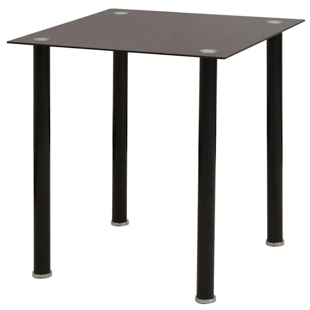 Set Tavolo e Sedie da Pranzo 5 pz Nero vidaXL