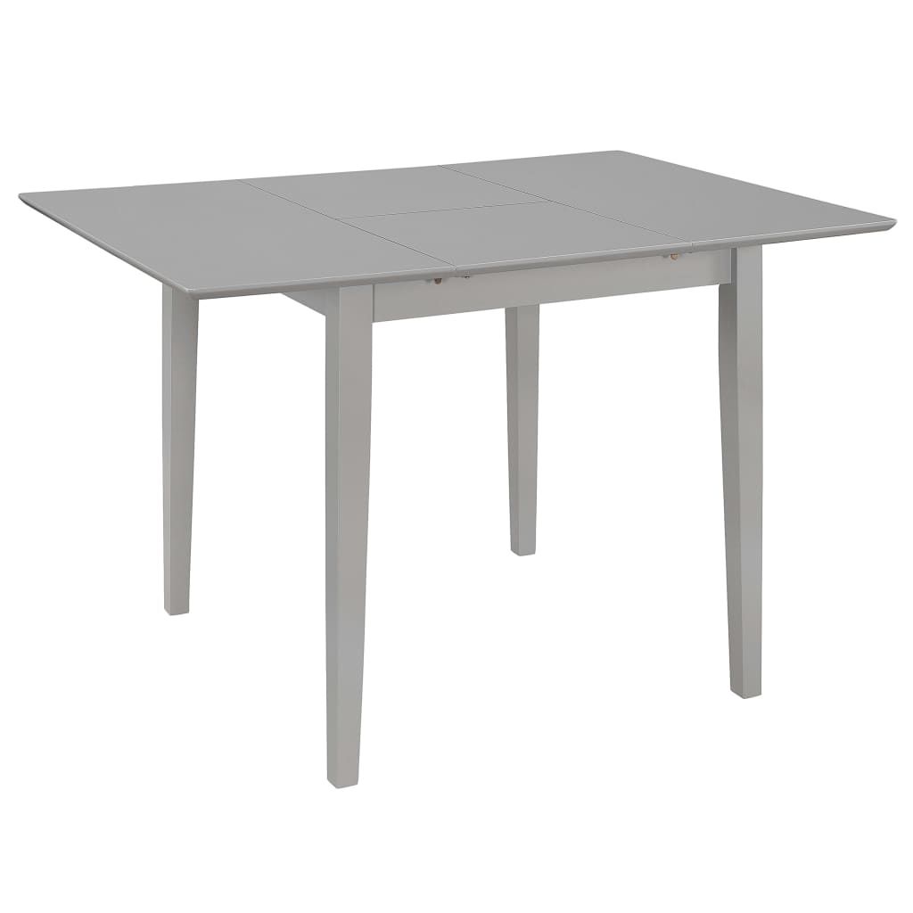 Set per Sala da Pranzo 5 pz in MDF Grigio vidaXL