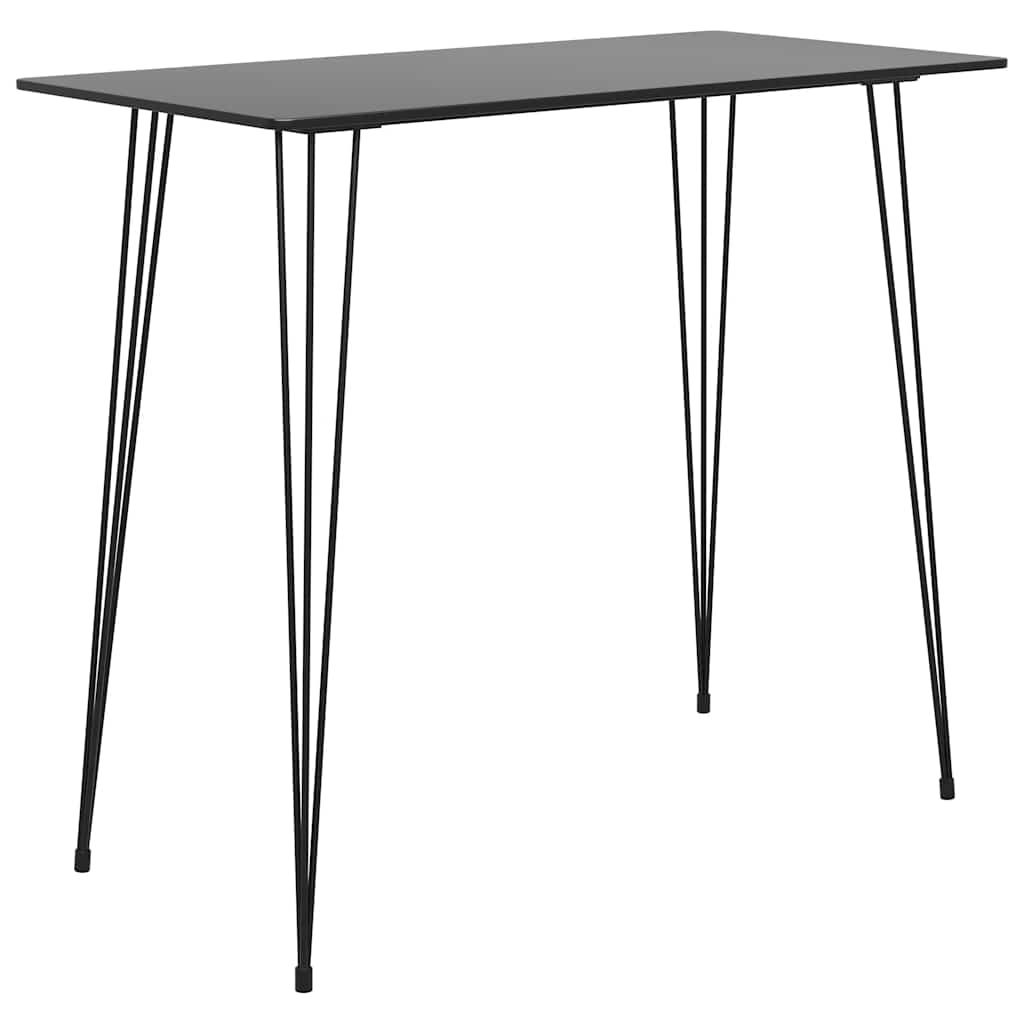 Set da Bar 5 pz Nero vidaXL