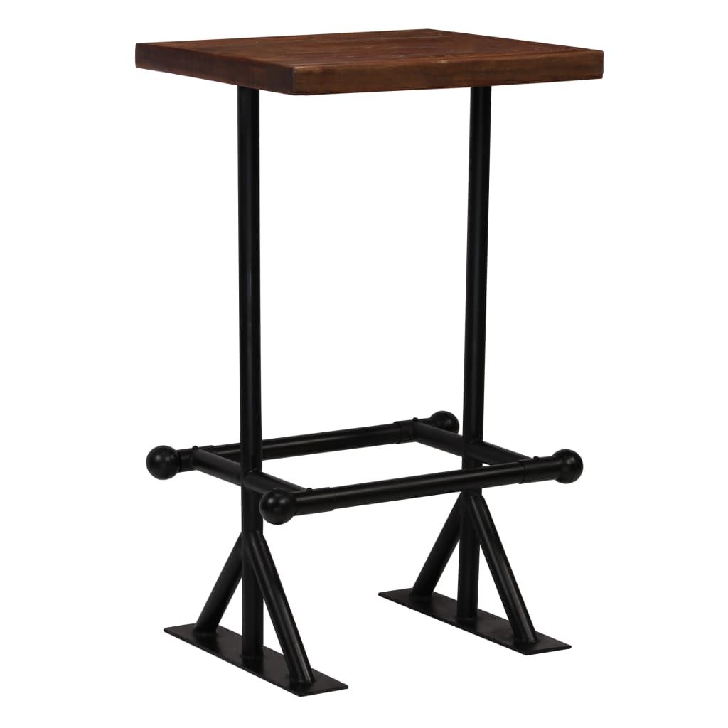 Set da Bar 3 pz in Legno Massello di Recupero vidaXL