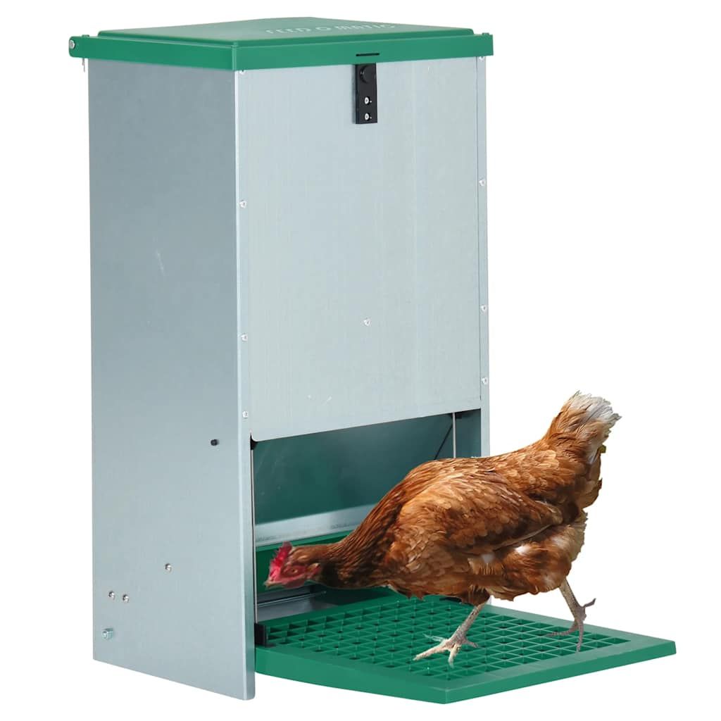Mangiatoia Automatica per Pollame Feedomatic con Pedale 20 kg vidaXL