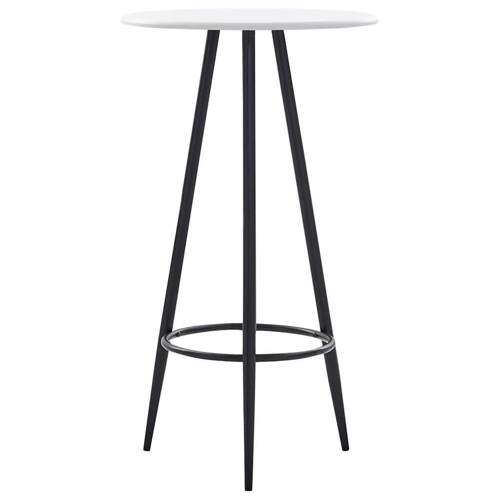 Set da Bar 3 pz in Plastica Nero vidaXL