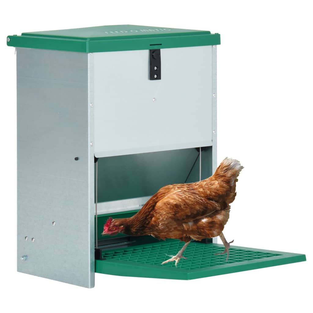 Mangiatoia Automatica per Pollame Feedomatic con Pedale 12 kg vidaXL