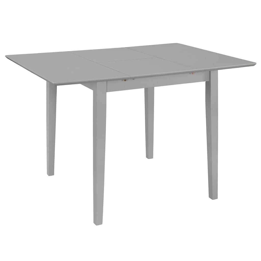 Set da Pranzo 3 pz in MDF Grigio vidaXL