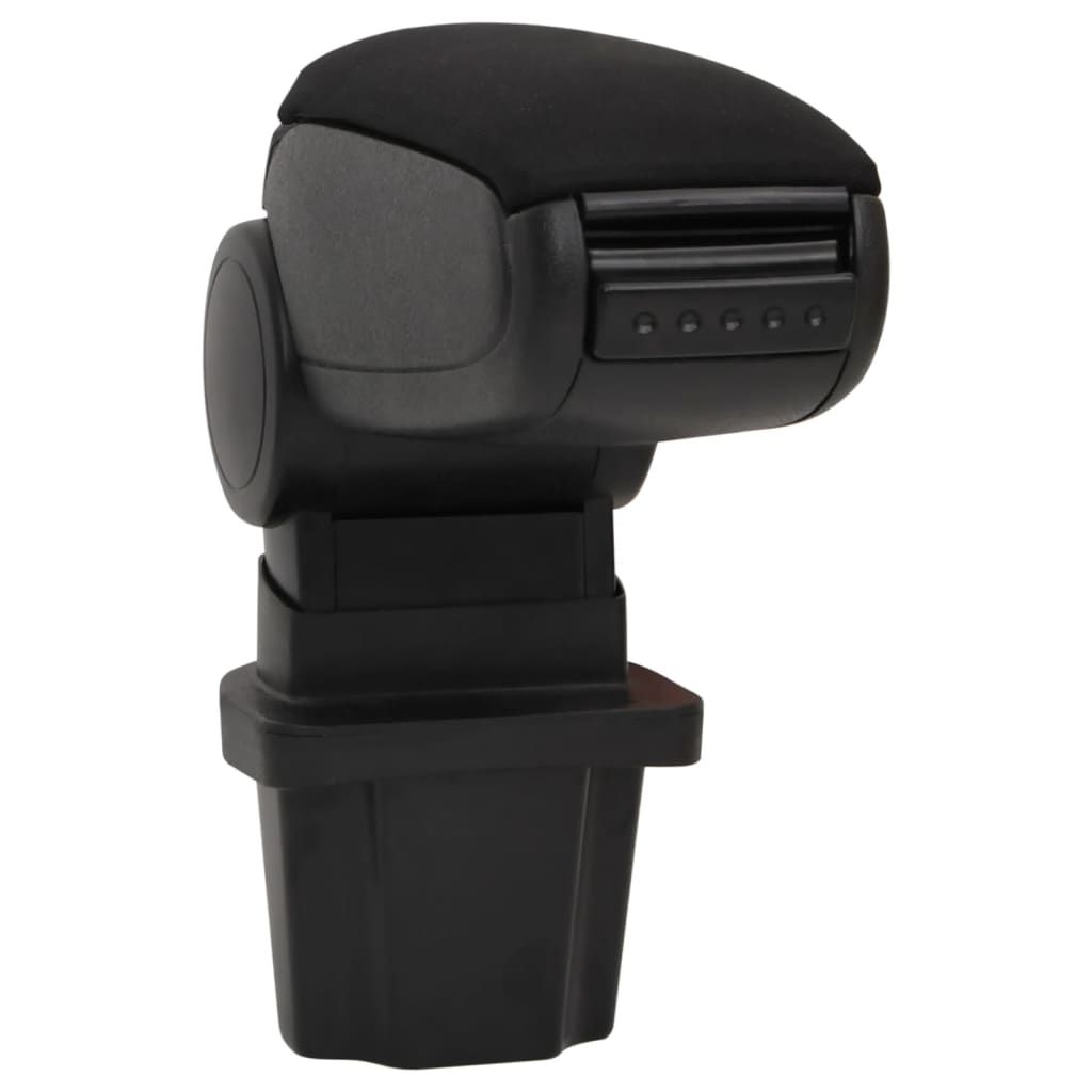 Bracciolo per Auto Nero 13,5x32,5x(31-46,5) cm in ABS vidaXL
