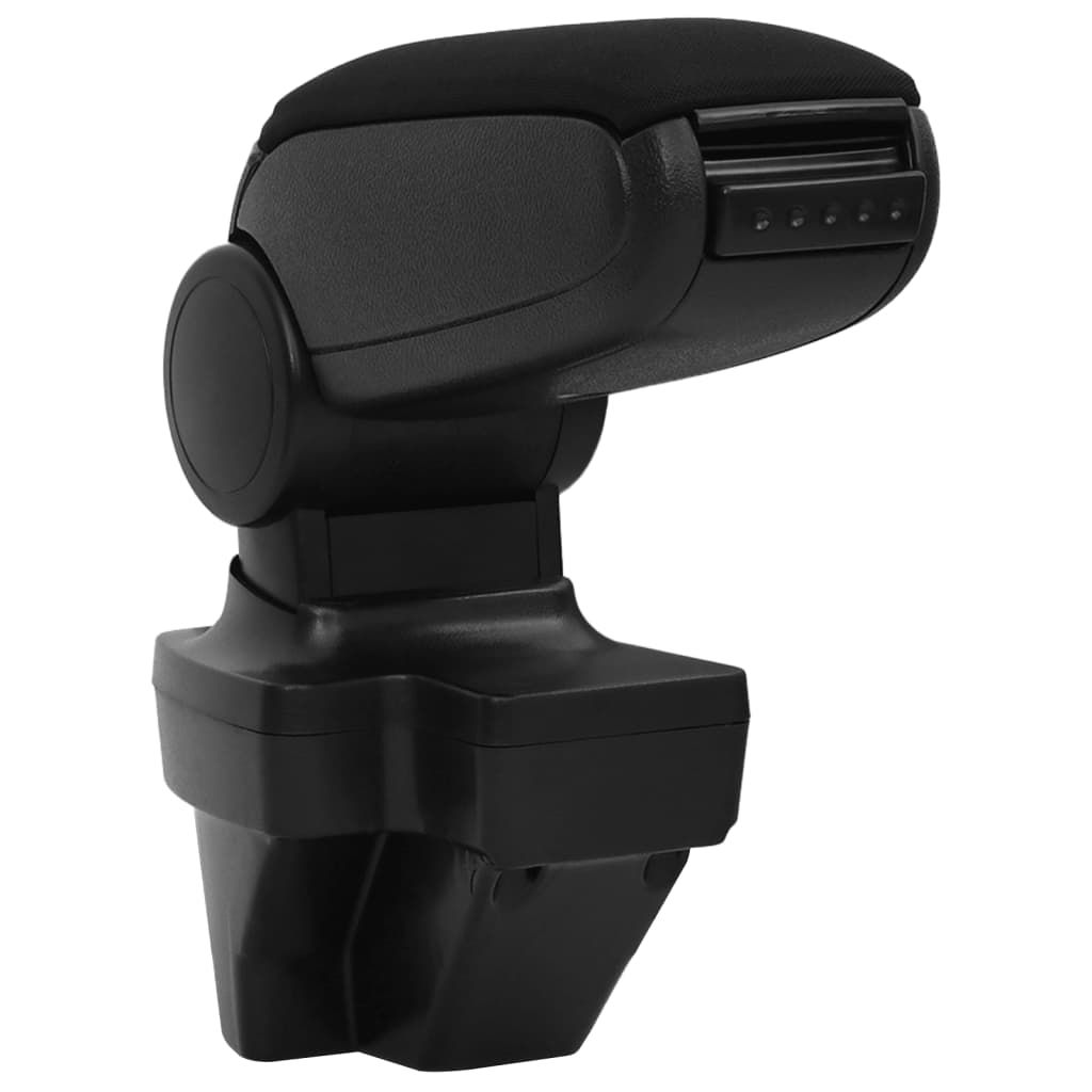 Bracciolo per Auto Nero 15x35x(33-49,5) cm in ABS vidaXL