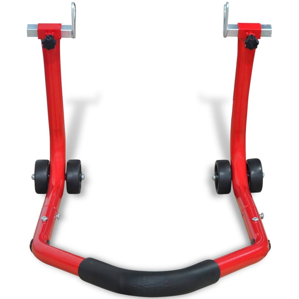 Cavalletto Posteriore per Moto Rosso vidaXL