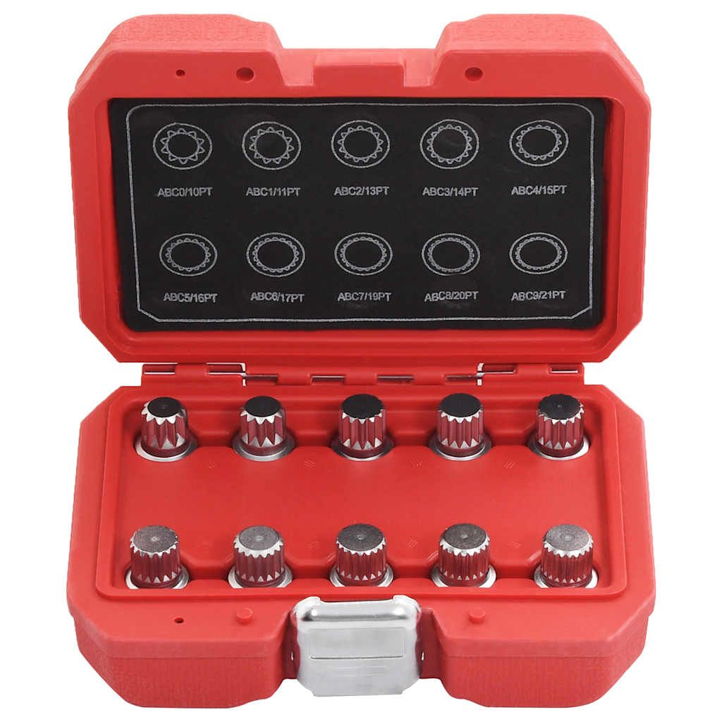 Kit di Dadi Autobloccanti 10 pz per VW vidaXL