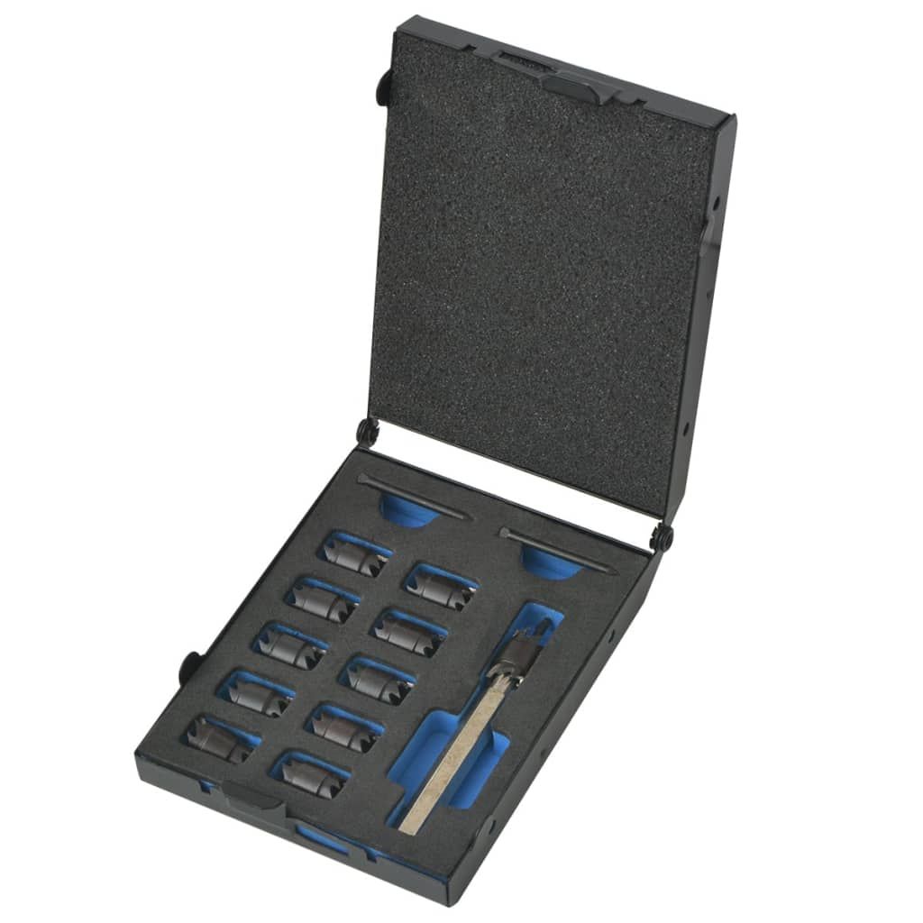 Set Perforatrice 13 pz Punti Saldatura HSS vidaXL