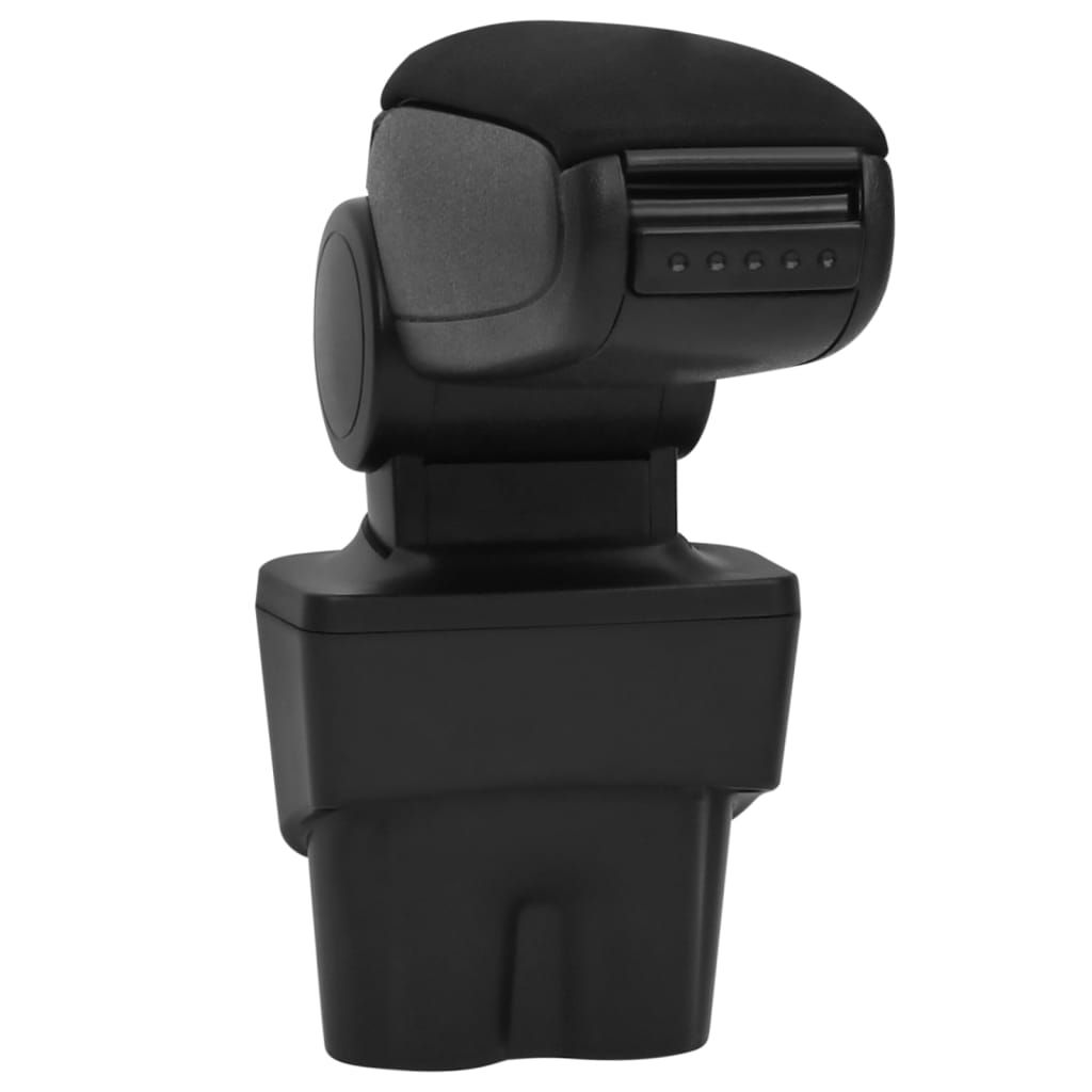 Bracciolo per Auto Nero 17x32x(35,5-52) cm in ABS vidaXL