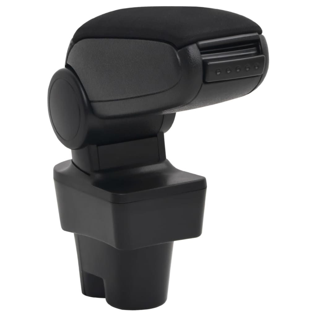 Bracciolo per Auto Nero 12x36x(33,5-48) cm in ABS vidaXL