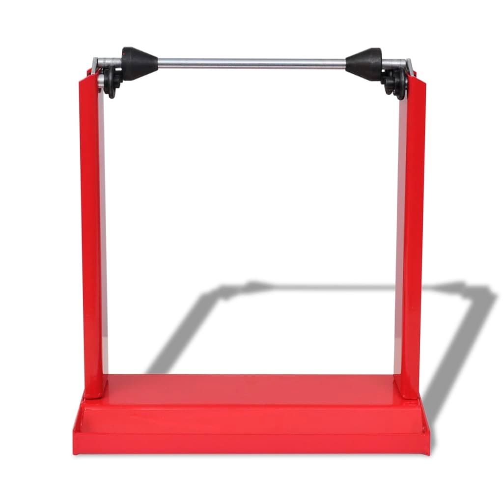 Supporto Professionale Bilanciamento Ruote Motocicletta Rosso vidaXL