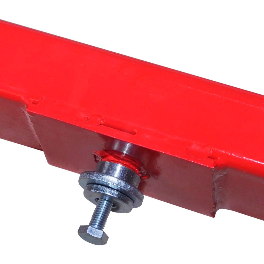 Adattatore per Traversa da Sollevamento 2 T Rosso vidaXL