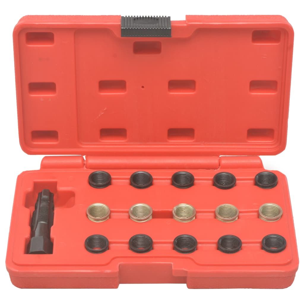 Kit Riparazione Filetto Candela Incandescenza 16 pz M14x1,25 vidaXL