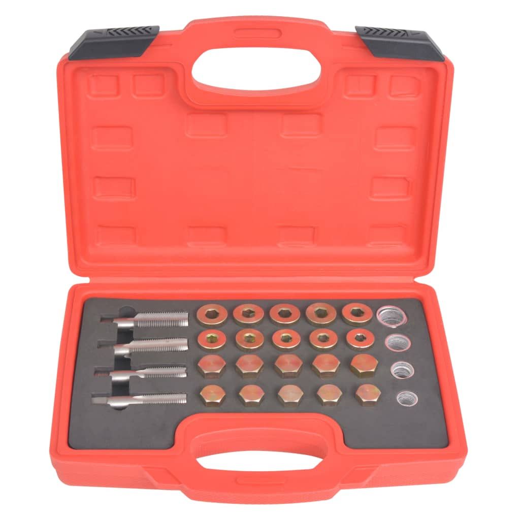 Kit riparazione tappo di scarico olio 64 pz Set M13 M15 M17 M20 vidaXL
