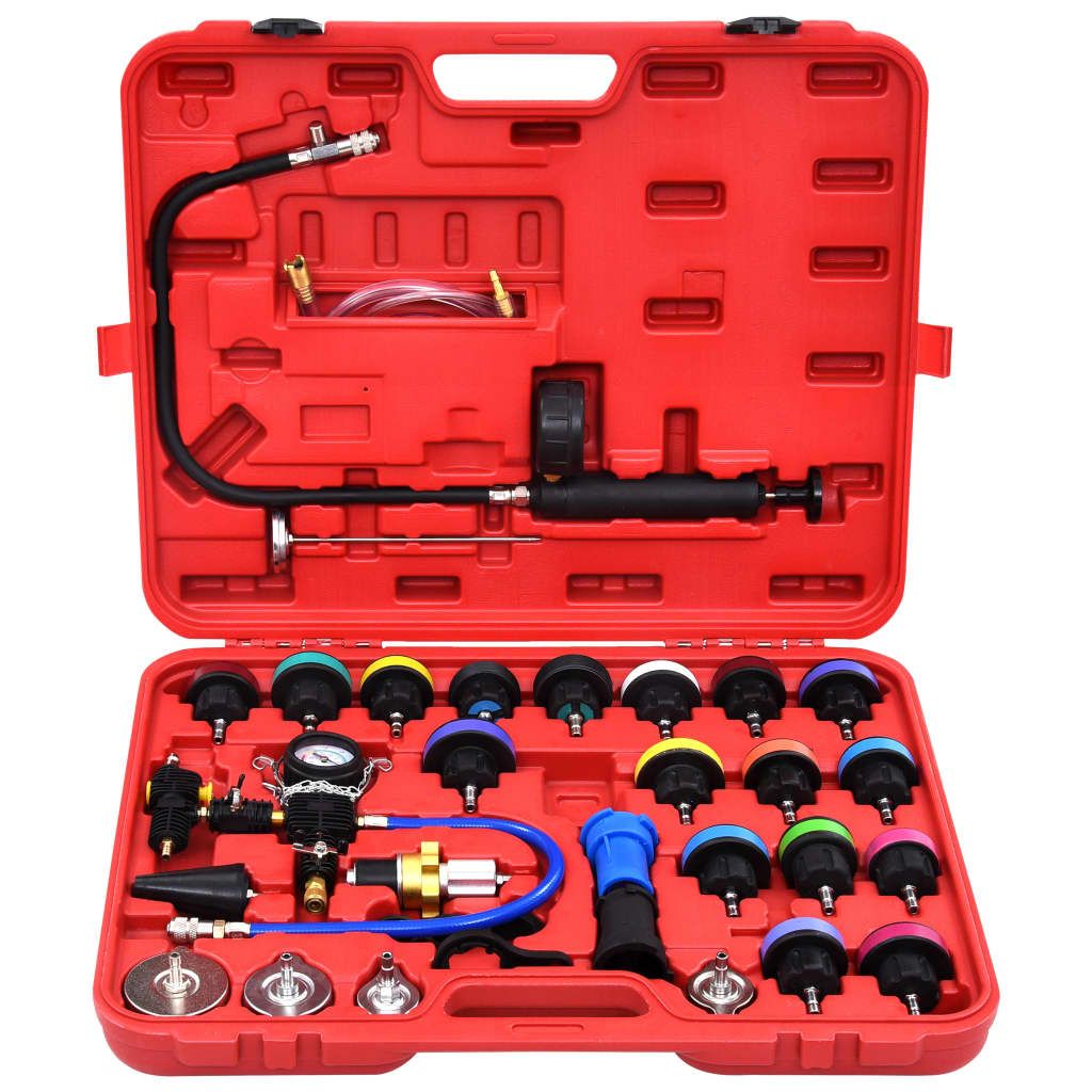 Tester di Pressione Sistemi di Raffreddamento e Radiatori 28 pz vidaXL