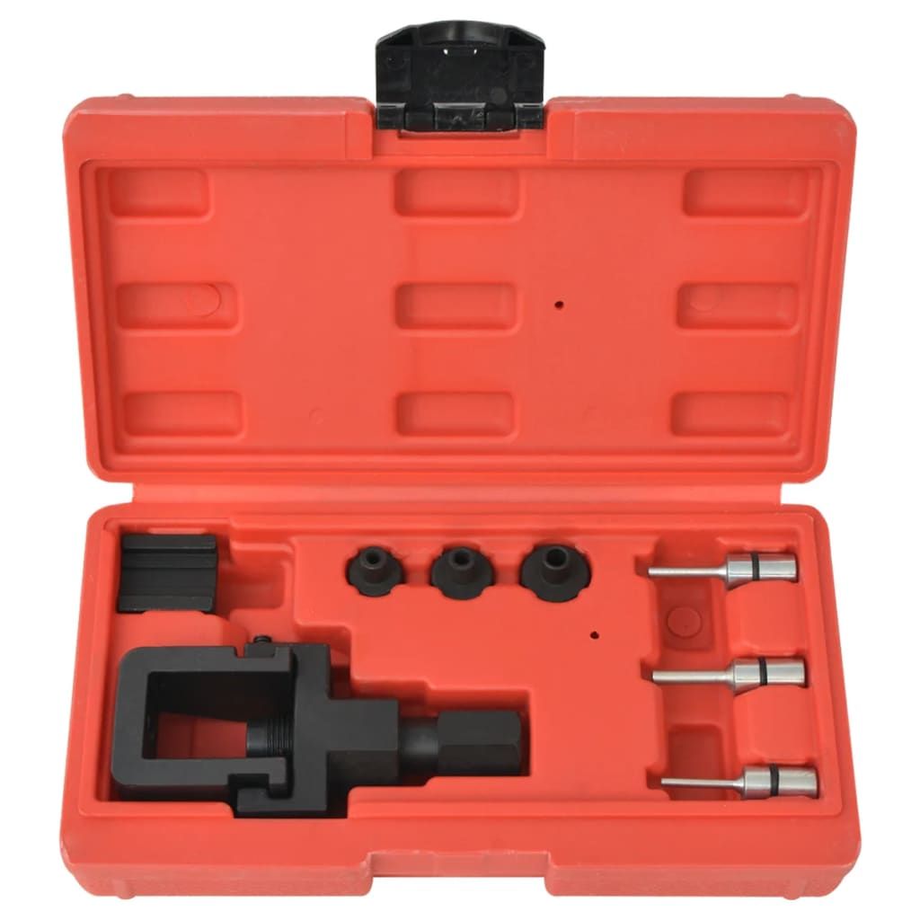 Set 8 pz Attrezzi Rompi Catena e Rivettatura per Motociclette vidaXL