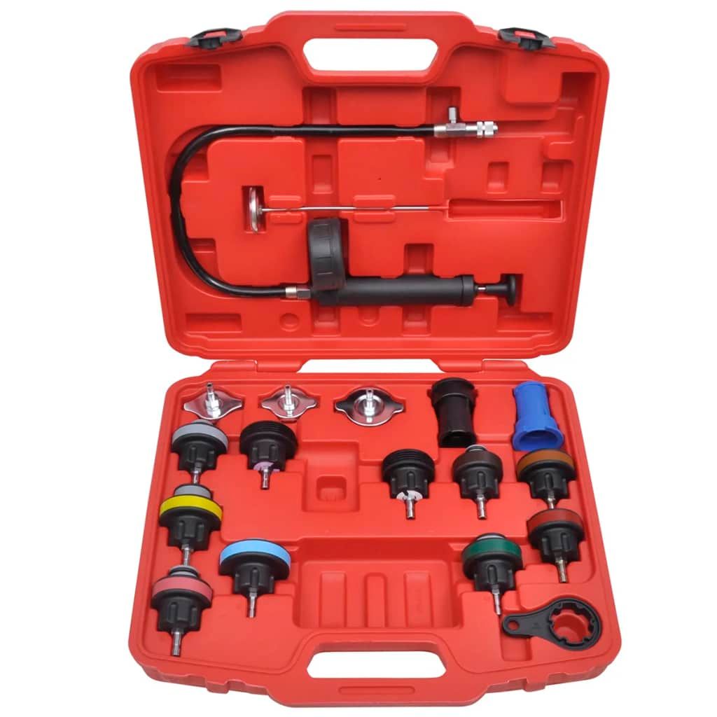 Kit Tester di Pressione per Radiatore 18 pz vidaXL