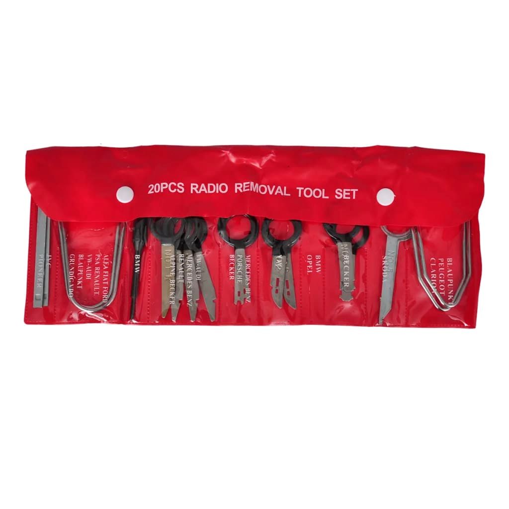 Set per Autoradio 20 pz vidaXL