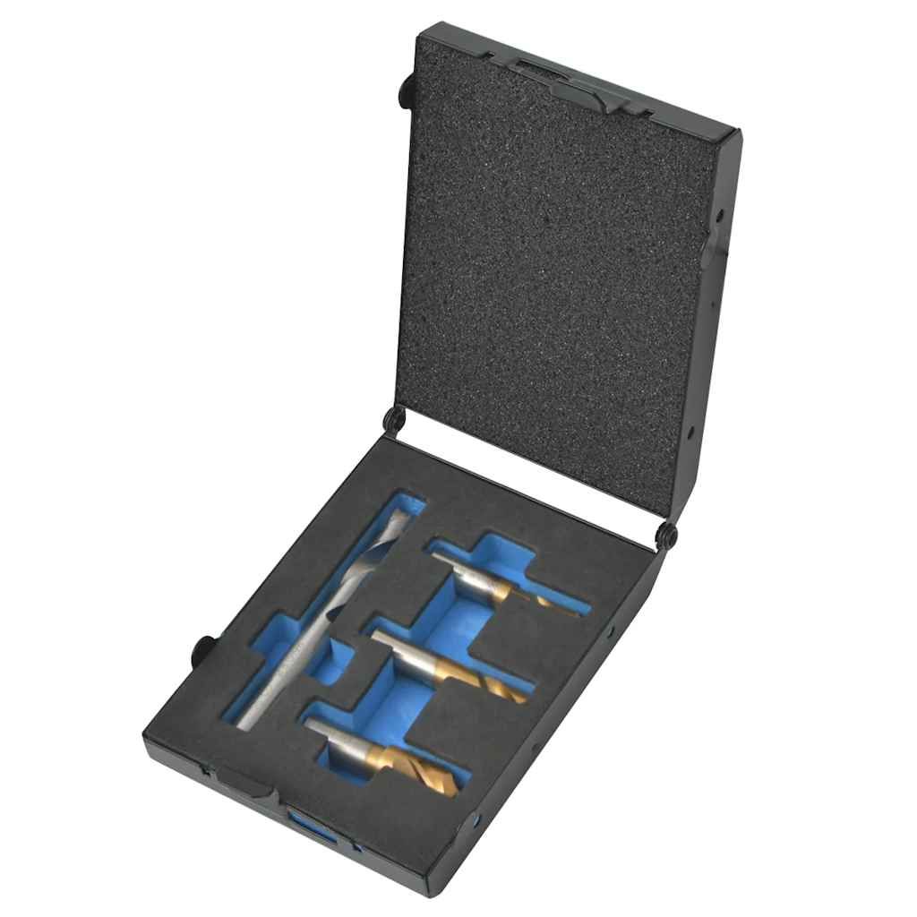 Set 4 Pezzi Perforatrice Punti Saldatura HSS vidaXL