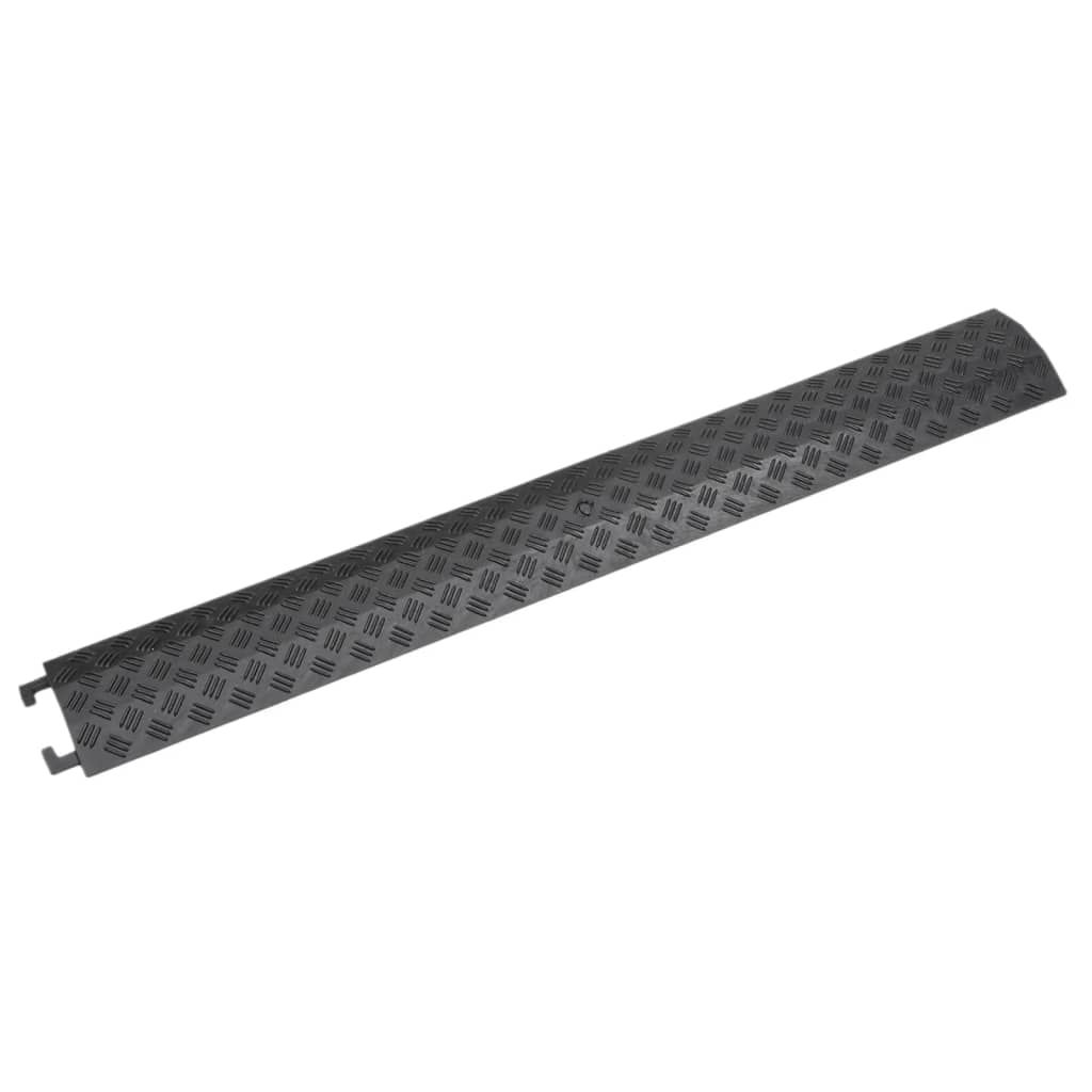 Rampe di Protezione Cavi 2pz 98,5 cm Nero vidaXL