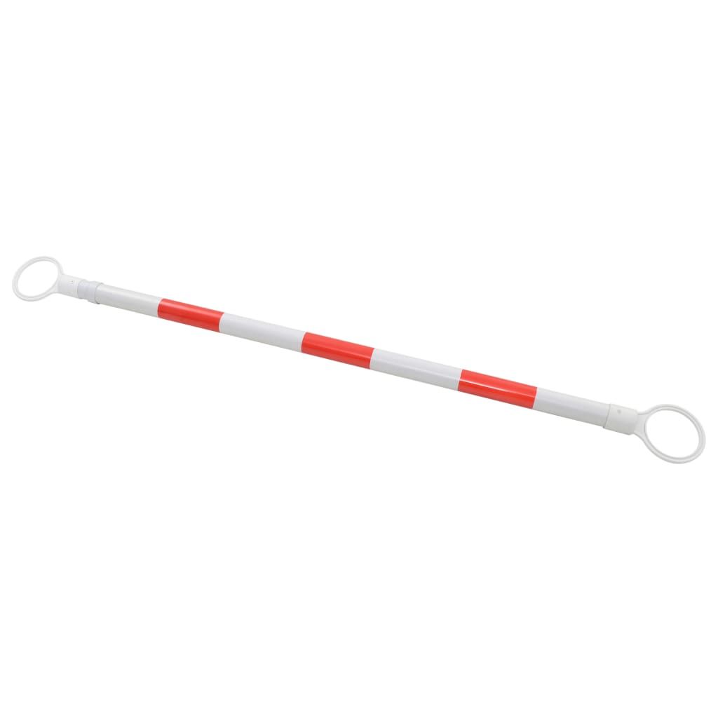 Barre Retrattili per Coni Stradali 2 pz ABS 116-197 cm vidaXL