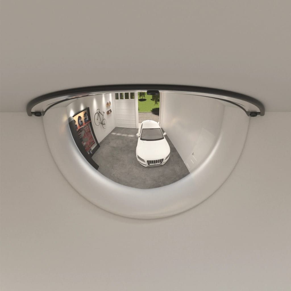 Specchi a Mezza Cupola per Traffico 2 pz Ø30 cm in Acrilico vidaXL