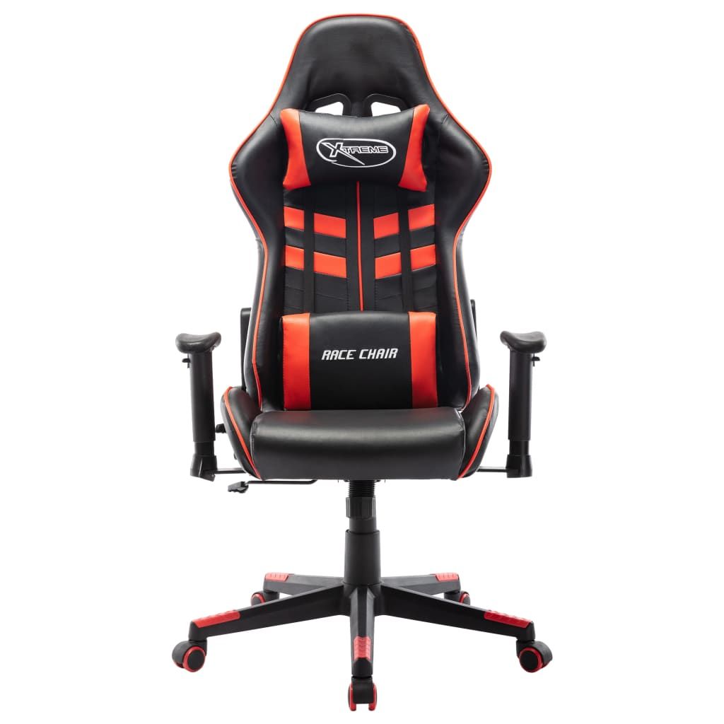 Sedia da Gaming Rossa e Nera in Similpelle vidaXL