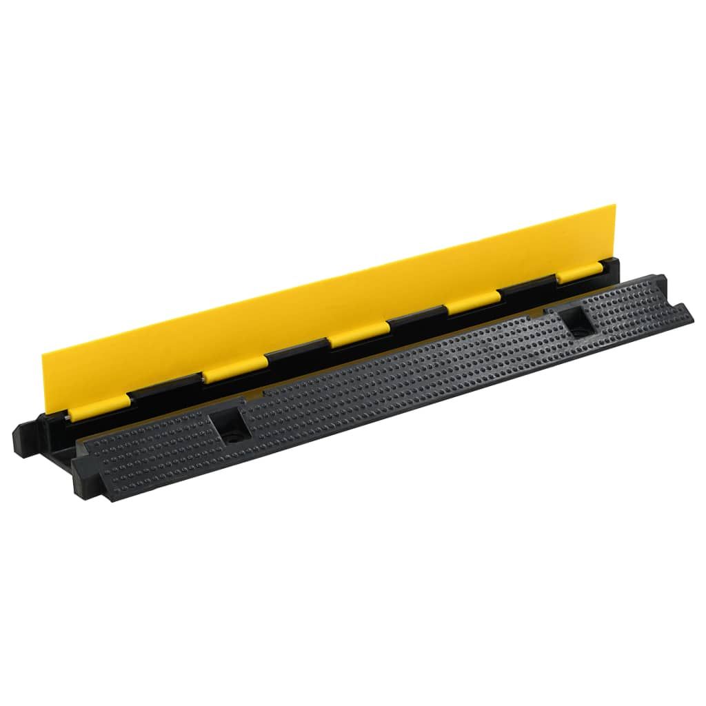 Dosso Passacavi con 1 Canale in Gomma 100 cm vidaXL