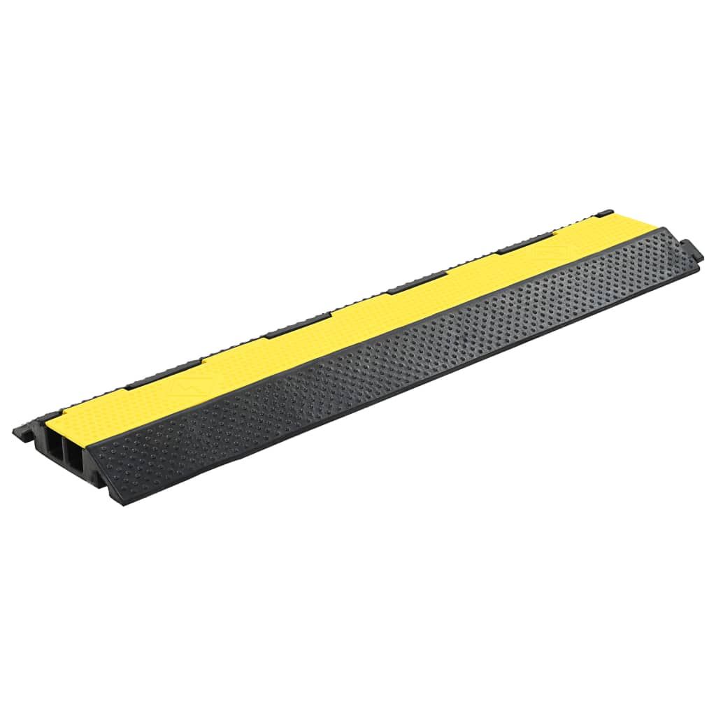 Dossi Passacavi 4 pz 2 Canali in Gomma 101,5 cm vidaXL