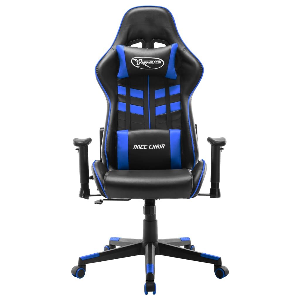 Sedia da Gaming Blu e Nera in Similpelle vidaXL