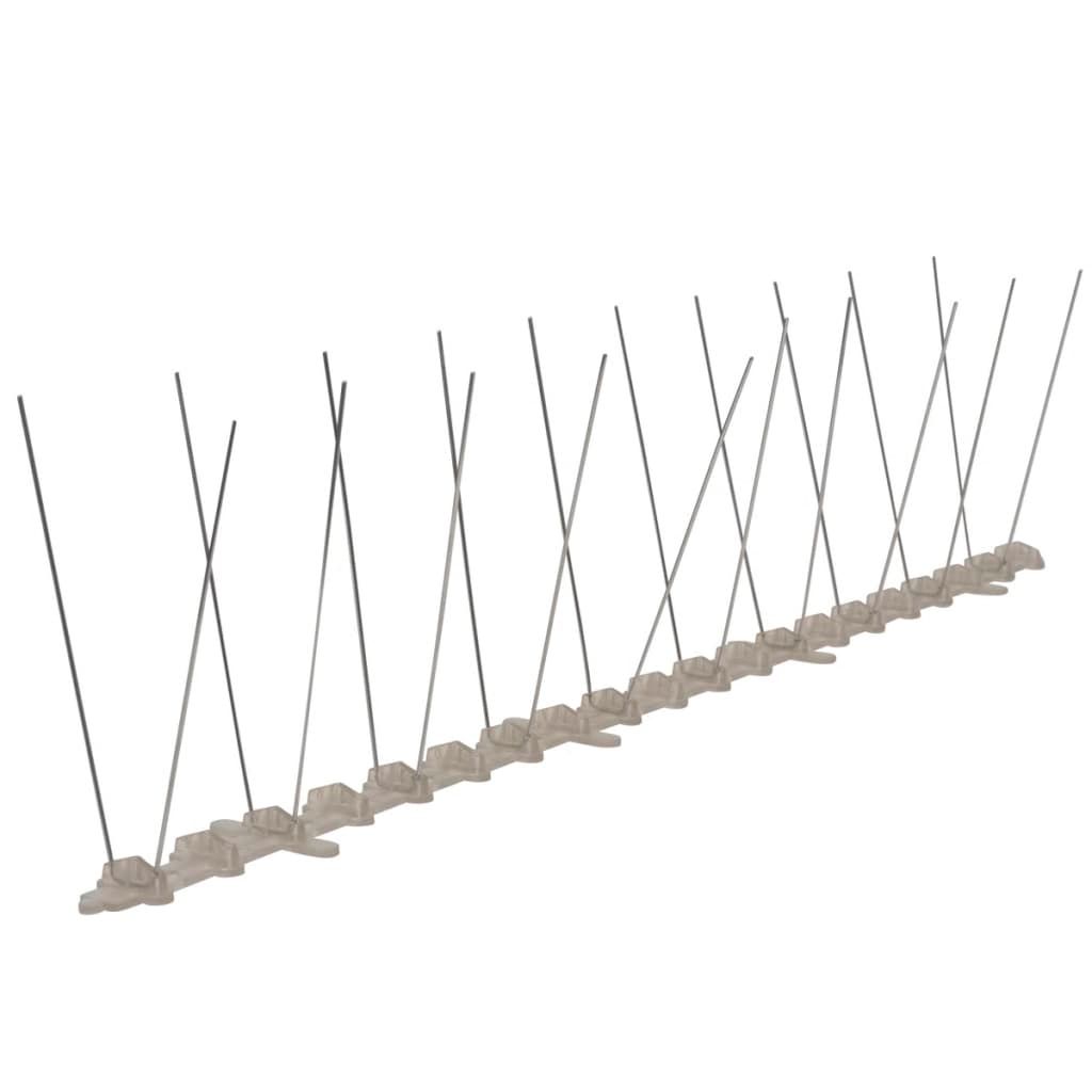 Set Dissuasori per Uccelli e Piccioni 6 pz 2 File 3 m vidaXL