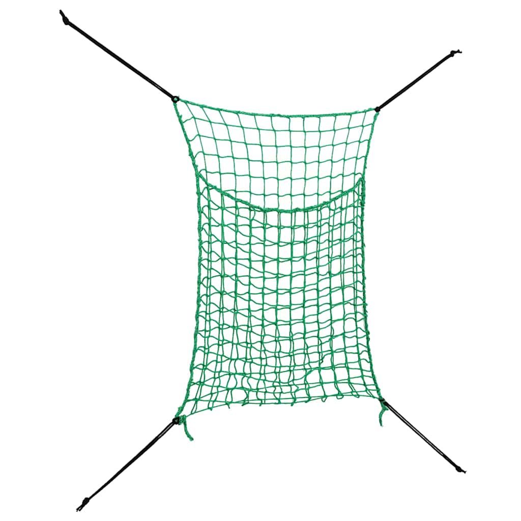 Reti per Fieno 2 pz Rettangolari 0,9x1,5 m PP vidaXL