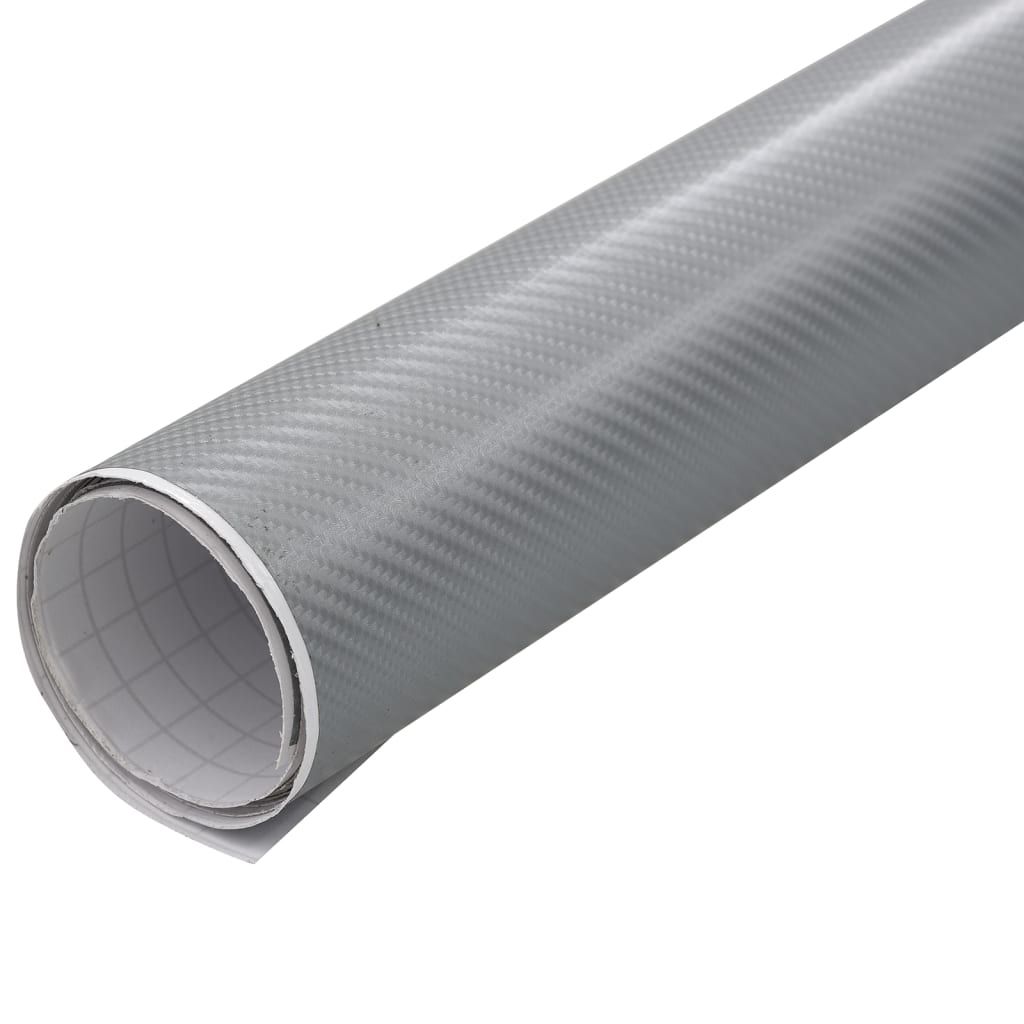 Pellicole per Auto 2 pz 4D Argento 100x150 cm vidaXL