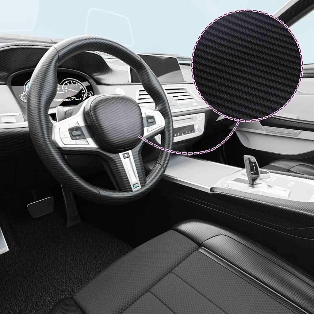 Pellicole per Auto 2 pz Nero 100x150 cm vidaXL