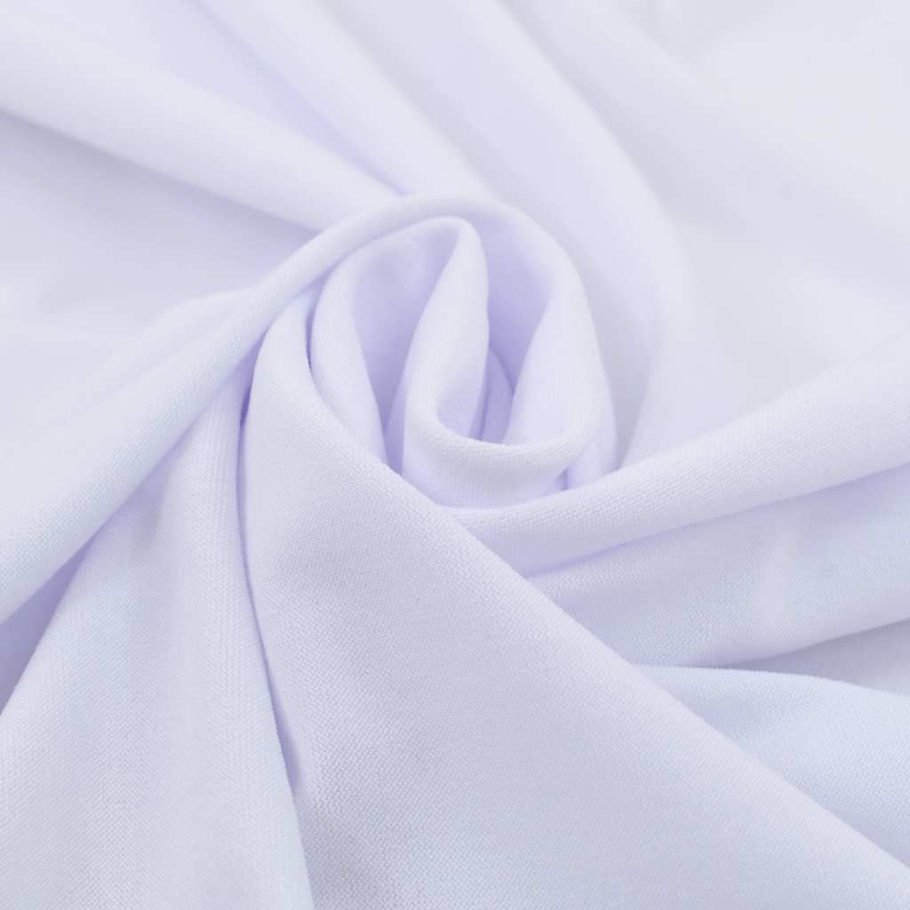Copertura Elastica per Tavolo con Gonna 2 pz 180x74cm Bianco vidaXL