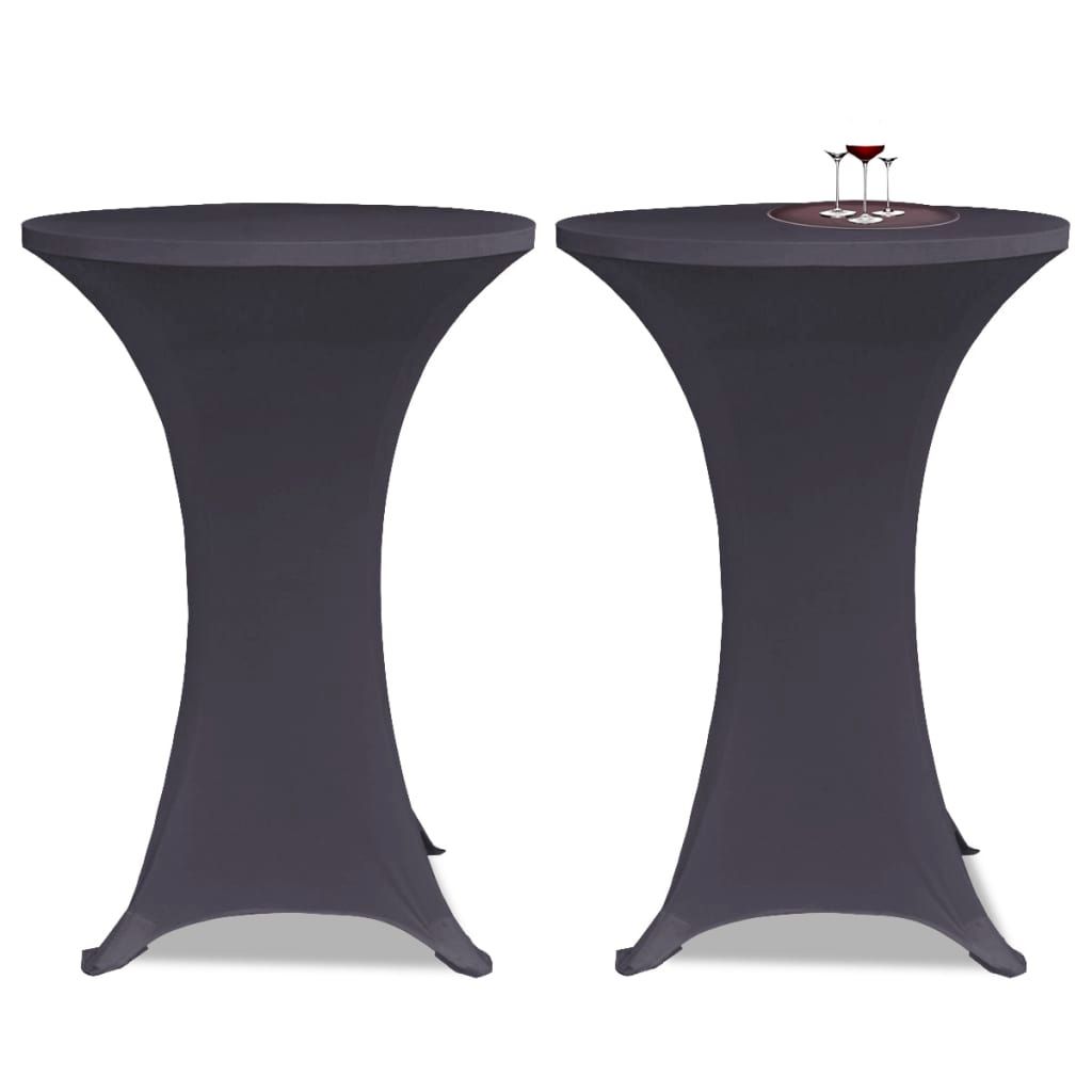Copertura Elastica per Tavolo 80 cm Antracite vidaXL