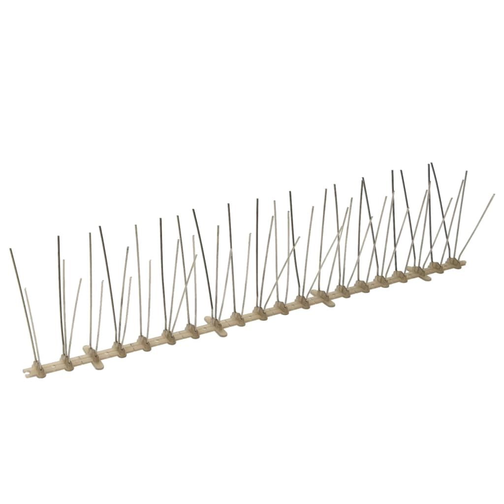 Set Dissuasori per Uccelli e Piccioni 6 pz 5 File 3 m vidaXL
