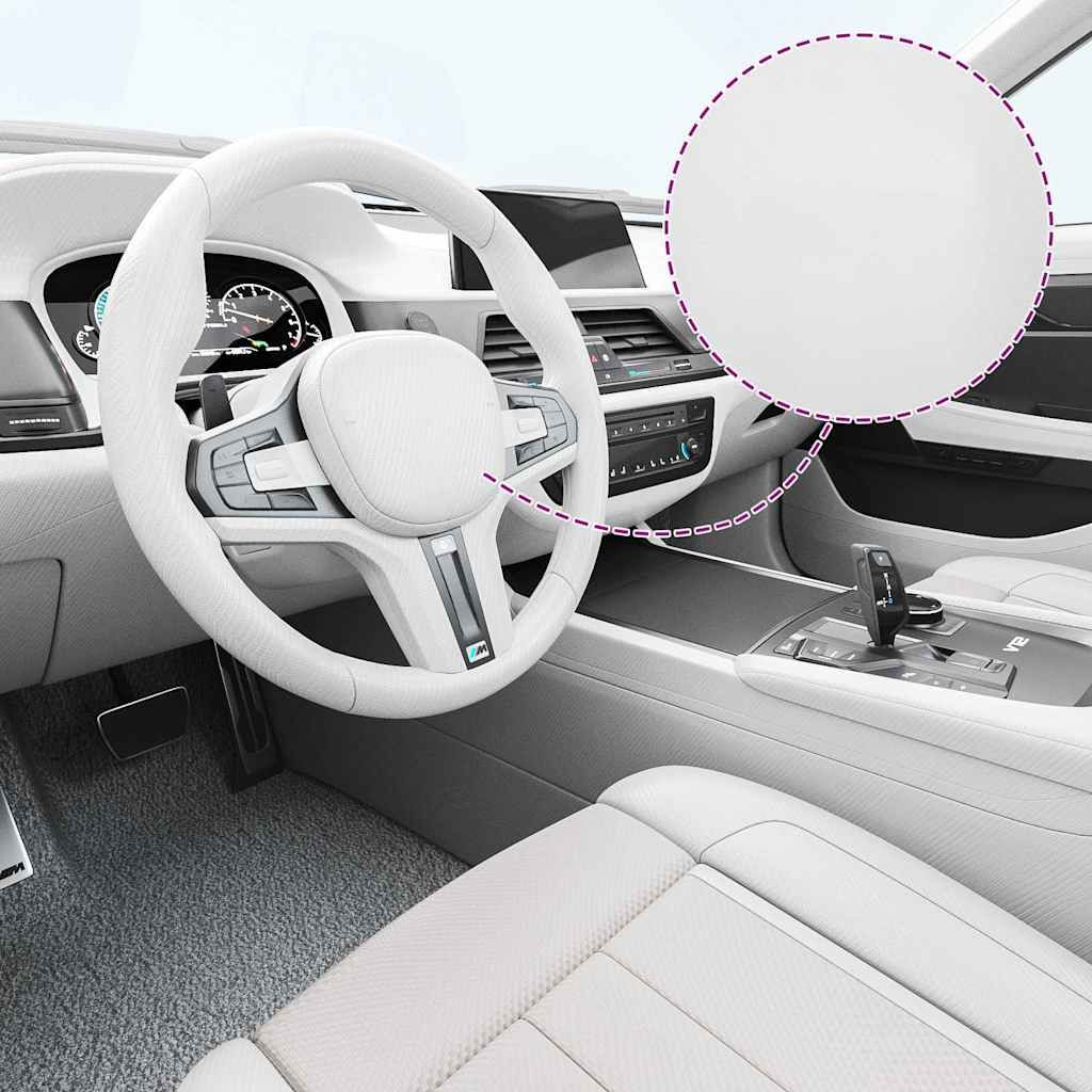 Pellicole per Auto 2 pz 4D Bianco 100x150 cm+50x150 cm vidaXL