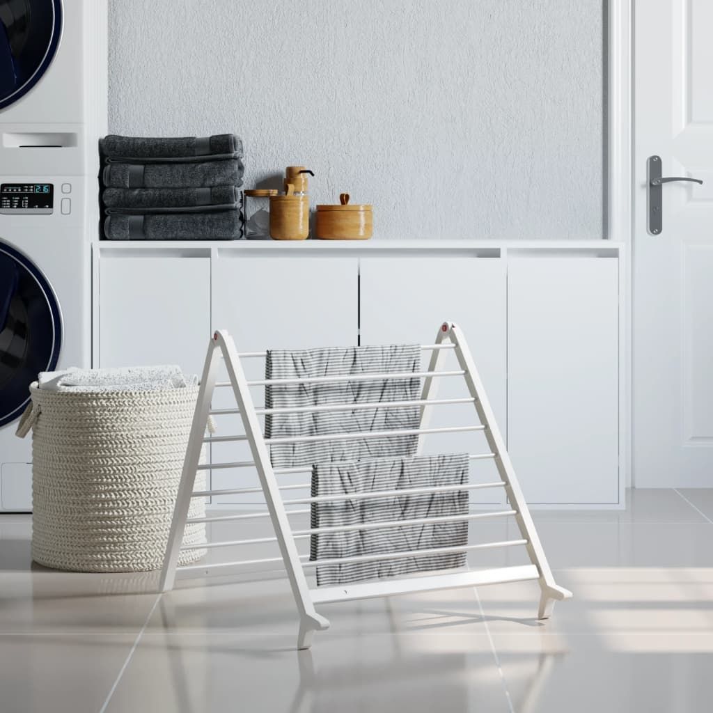 Stendibiancheria Vasca da Bagno Estensibile 53-90 cm Alluminio vidaXL