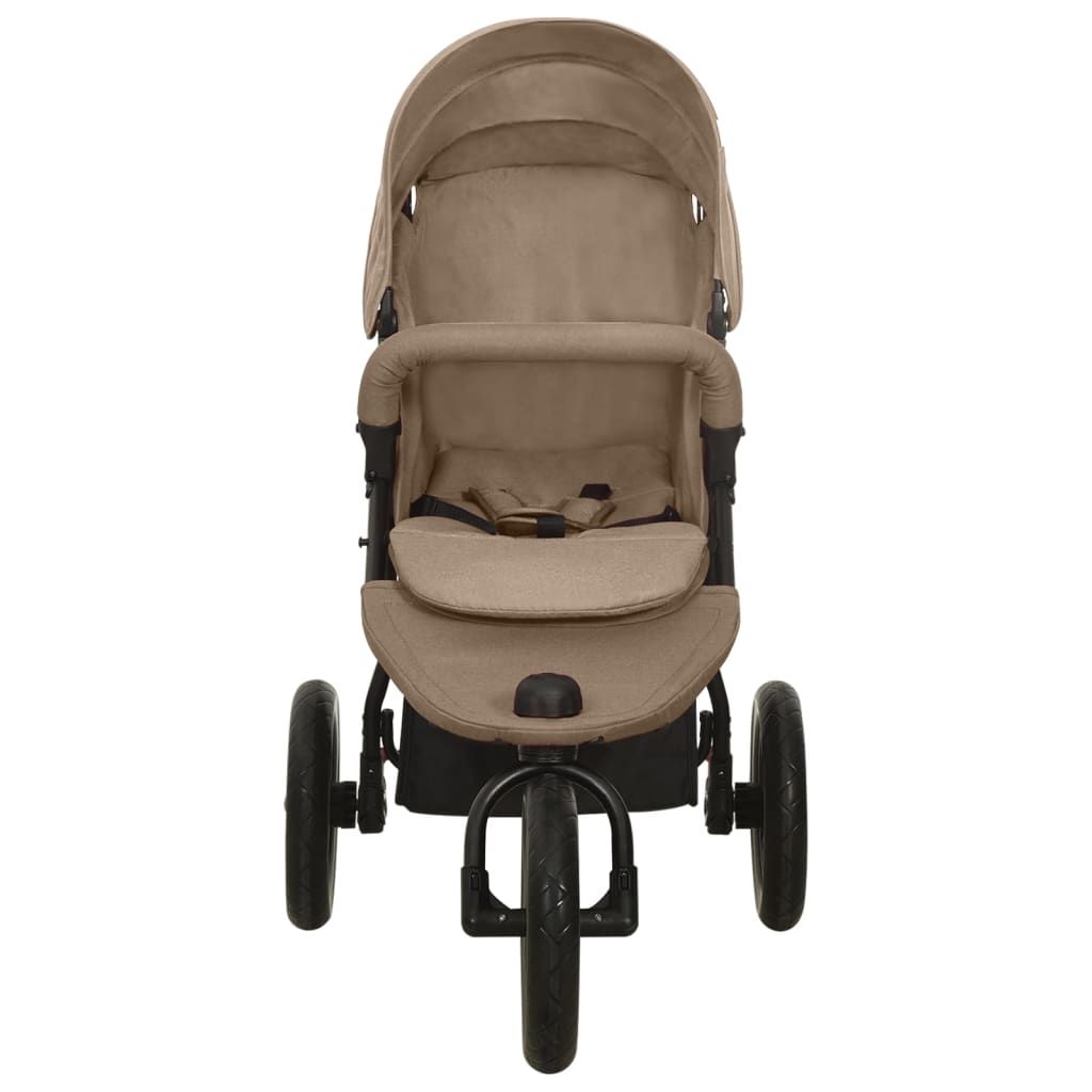 Passeggino Grigio Talpa in Acciaio vidaXL