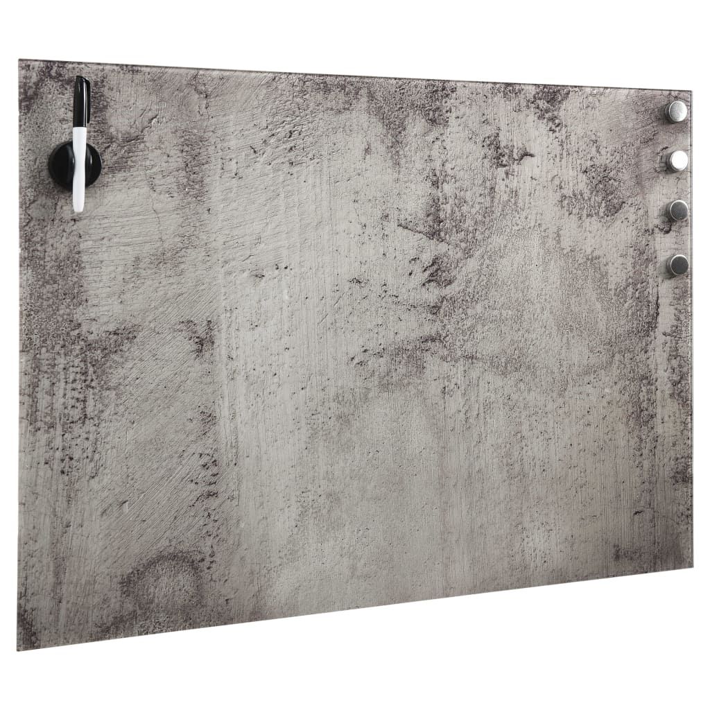 Lavagna Magnetica a Parete in Vetro 50x30 cm vidaXL