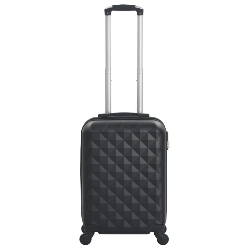 Trolley a Custodia Rigida Nero ABS vidaXL