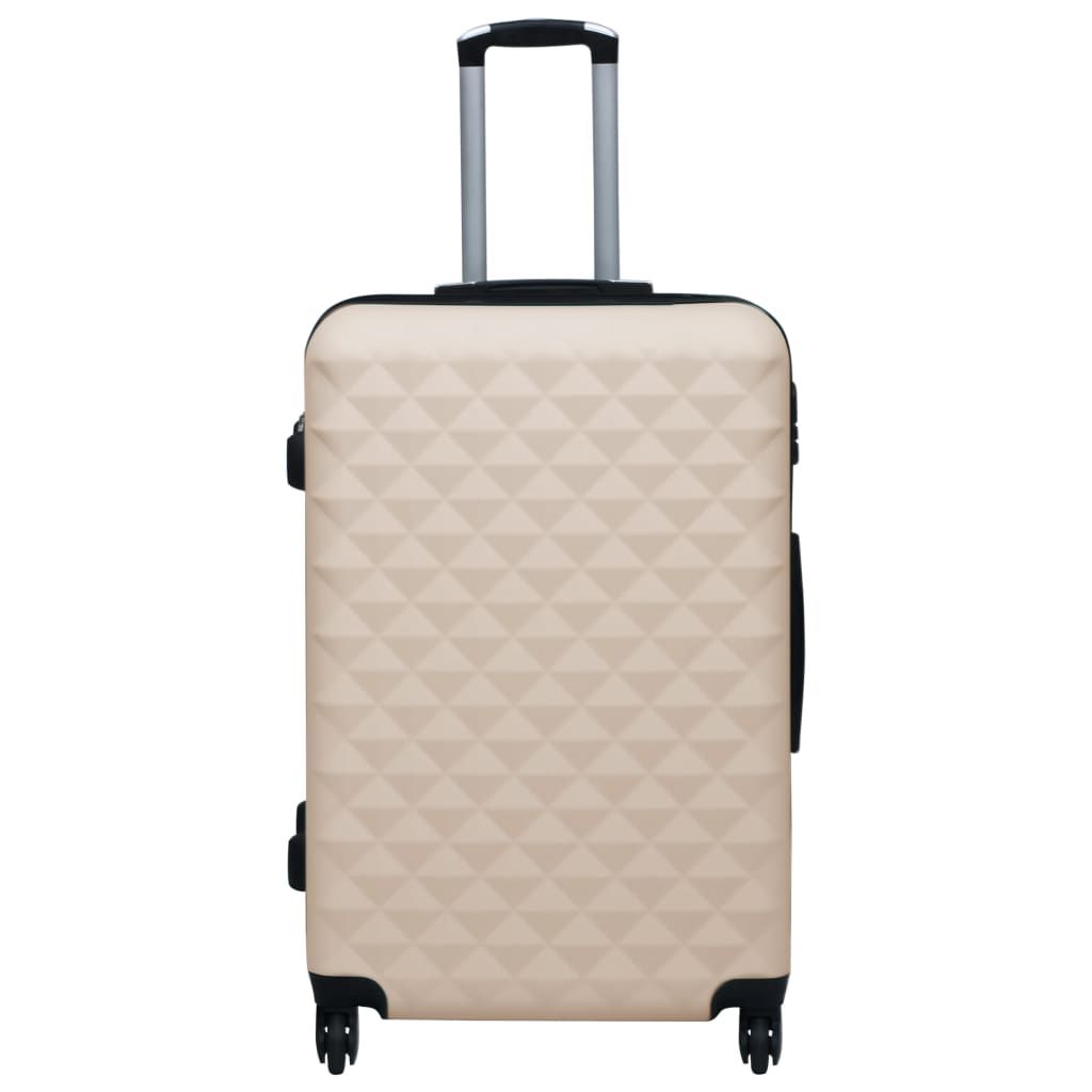 Trolley a Custodia Rigida Oro in ABS vidaXL