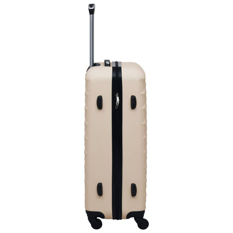 Trolley a Custodia Rigida Oro in ABS vidaXL