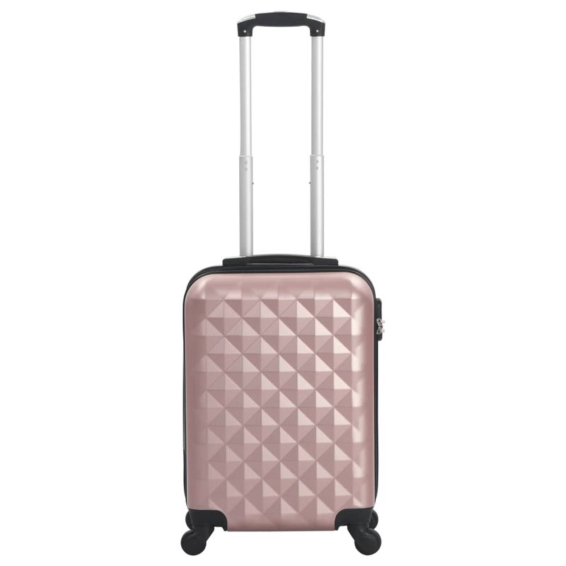 Trolley a Custodia Rigida Oro Rosa ABS vidaXL