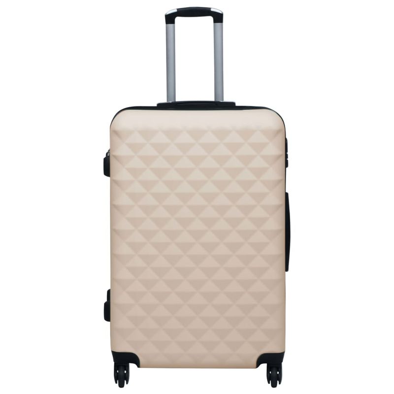 Set Valigie Trolley a Custodia Rigida 2 pz Oro in ABS vidaXL
