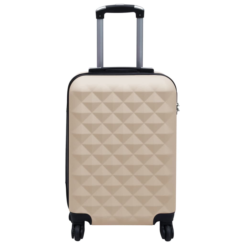 Trolley a Custodia Rigida Oro ABS vidaXL