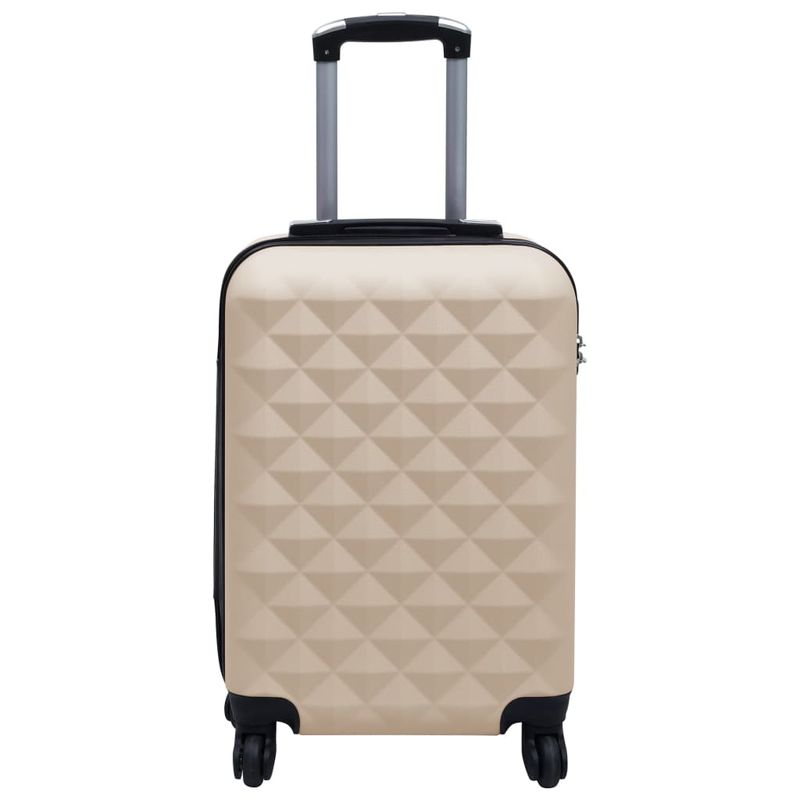 Trolley a Custodia Rigida Oro ABS vidaXL